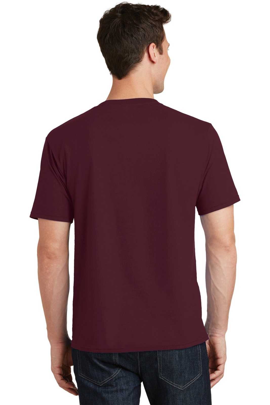 Port &amp; Company PC450 Fan Favorite Tee - Athletic Maroon - HIT a Double - 2