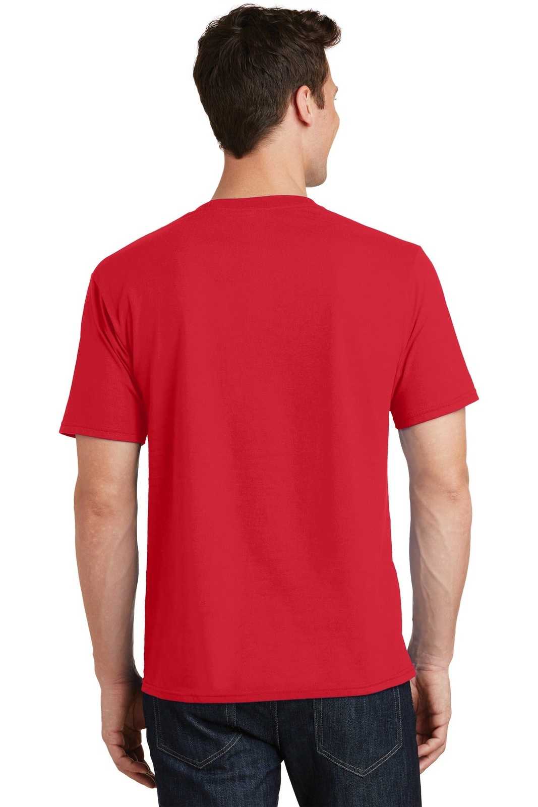 Port &amp; Company PC450 Fan Favorite Tee - Athletic Red - HIT a Double - 2