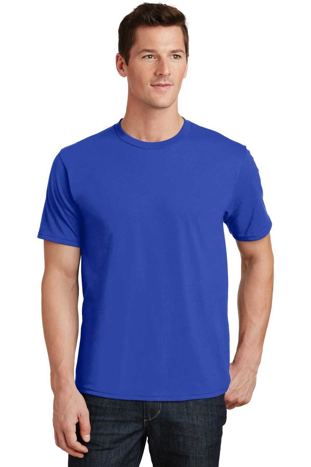 Port &amp; Company PC450 Fan Favorite Tee - Athletic Royal - HIT a Double - 1