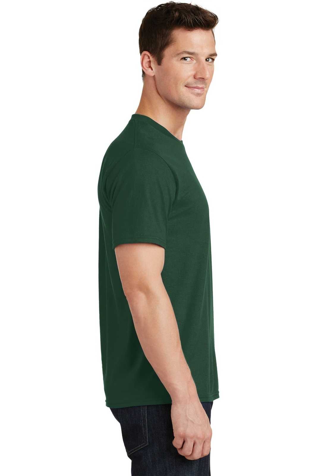 Port &amp; Company PC450 Fan Favorite Tee - Forest Green - HIT a Double - 3