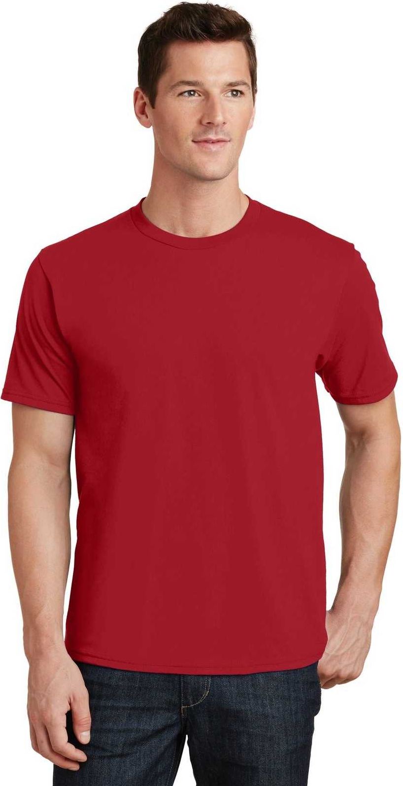 Port &amp; Company PC450 Fan Favorite Tee - Team Cardinal - HIT a Double - 1