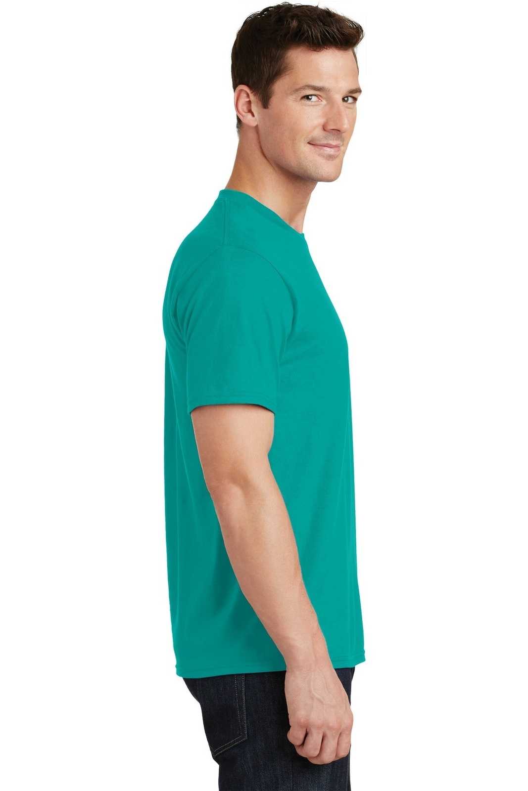 Port &amp; Company PC450 Fan Favorite Tee - Team Teal - HIT a Double - 3