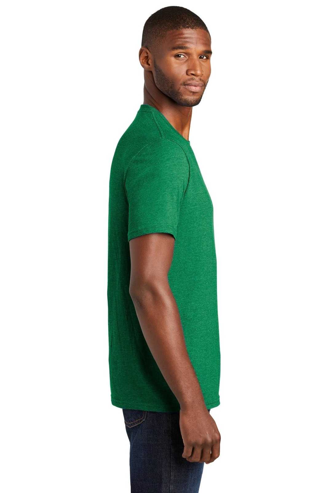 Port &amp; Company PC455 Fan Favorite Blend Tee - Athletic Kelly Green Heather - HIT a Double - 3