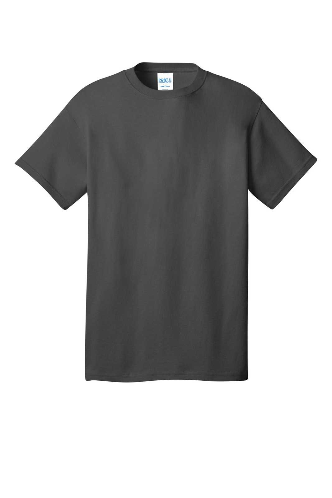 Port &amp; Company PC54DTG Core Cotton DTG Tee - Charcoal - HIT a Double - 2
