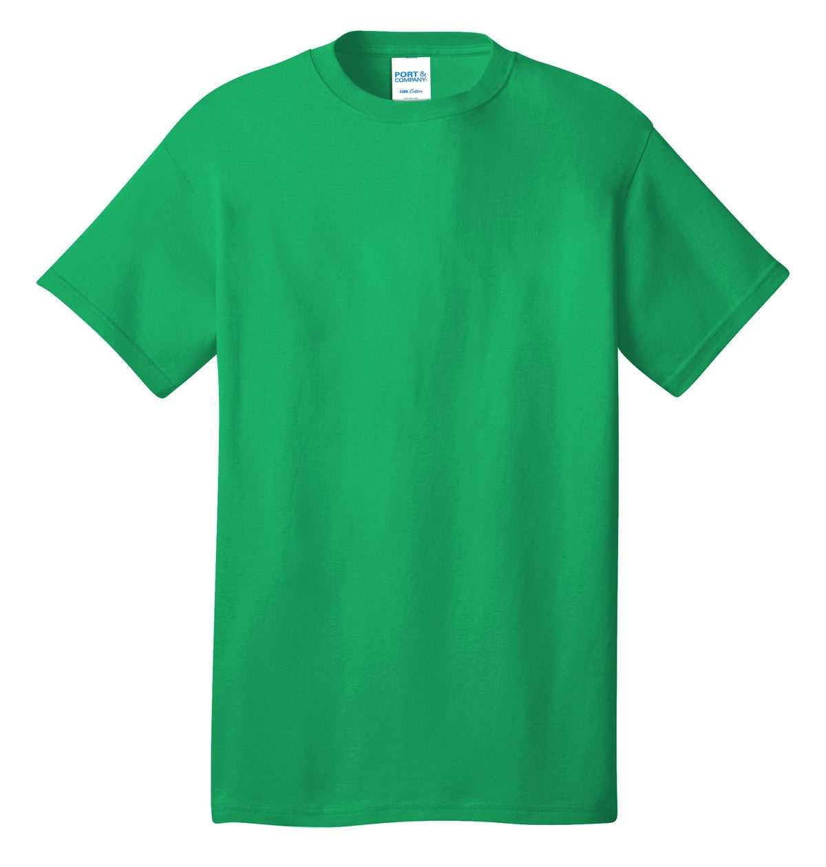 Port &amp; Company PC54 Core Cotton Tee - Clover Green - HIT a Double - 5