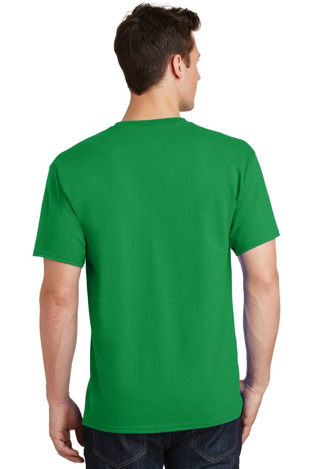 Port &amp; Company PC54 Core Cotton Tee - Clover Green - HIT a Double - 2