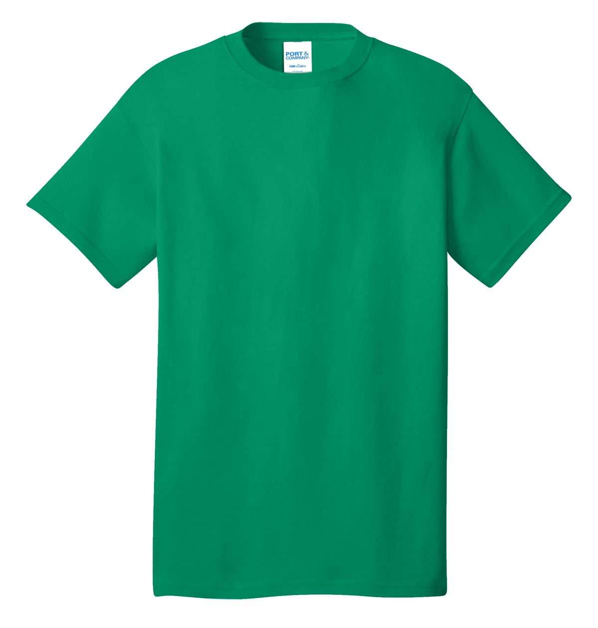 Port &amp; Company PC54 Core Cotton Tee - Kelly - HIT a Double - 5
