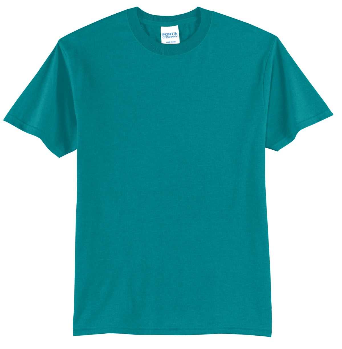 Port &amp; Company PC55T Tall Core Blend Tee - Jade Green - HIT a Double - 2