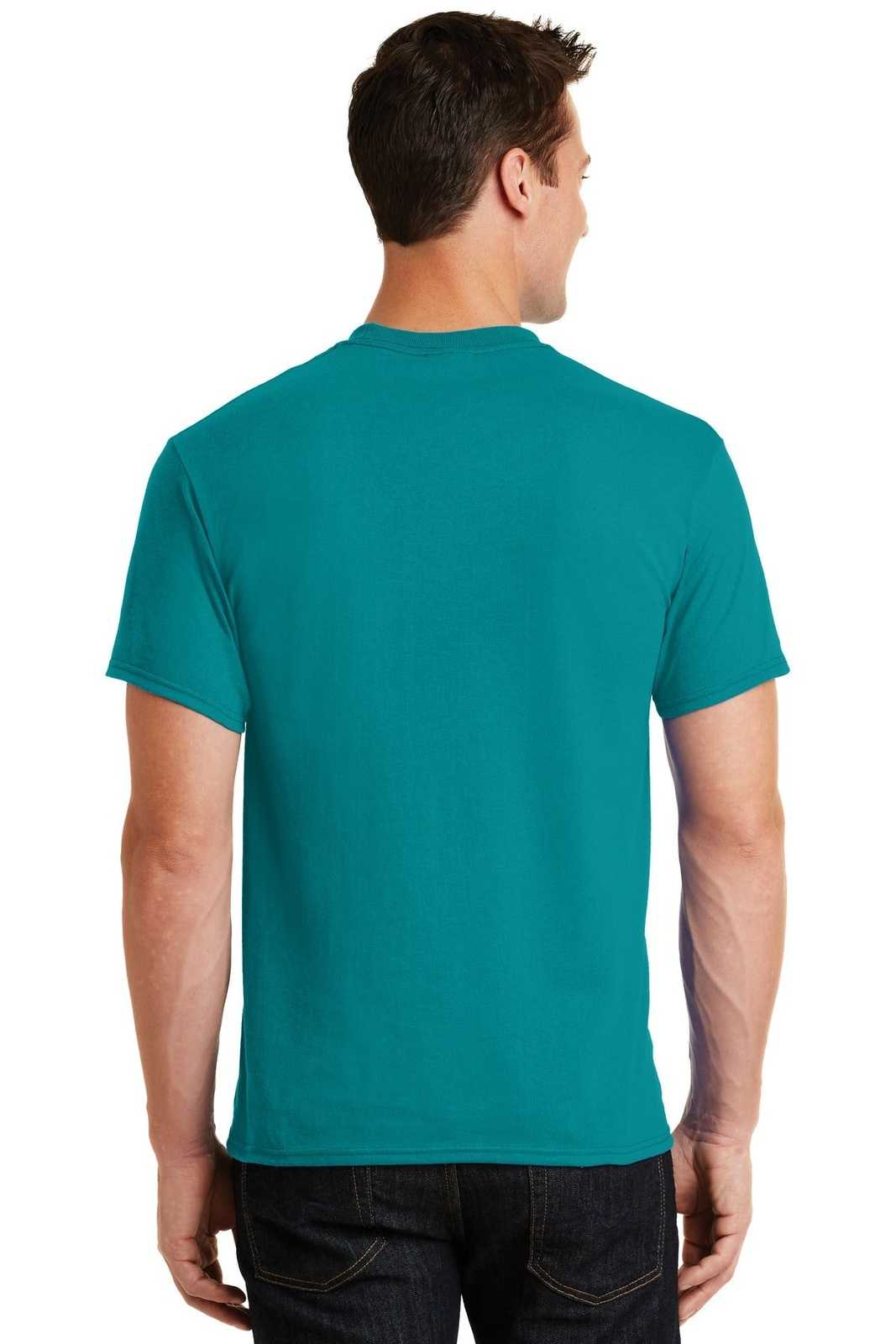Port &amp; Company PC55 Core Blend Tee - Jade Green - HIT a Double - 2