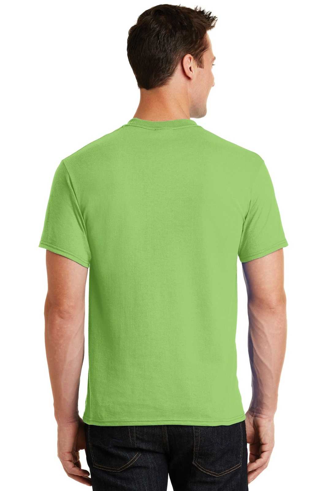Port & Company PC55 Core Blend Tee - Lime - HIT a Double - 1