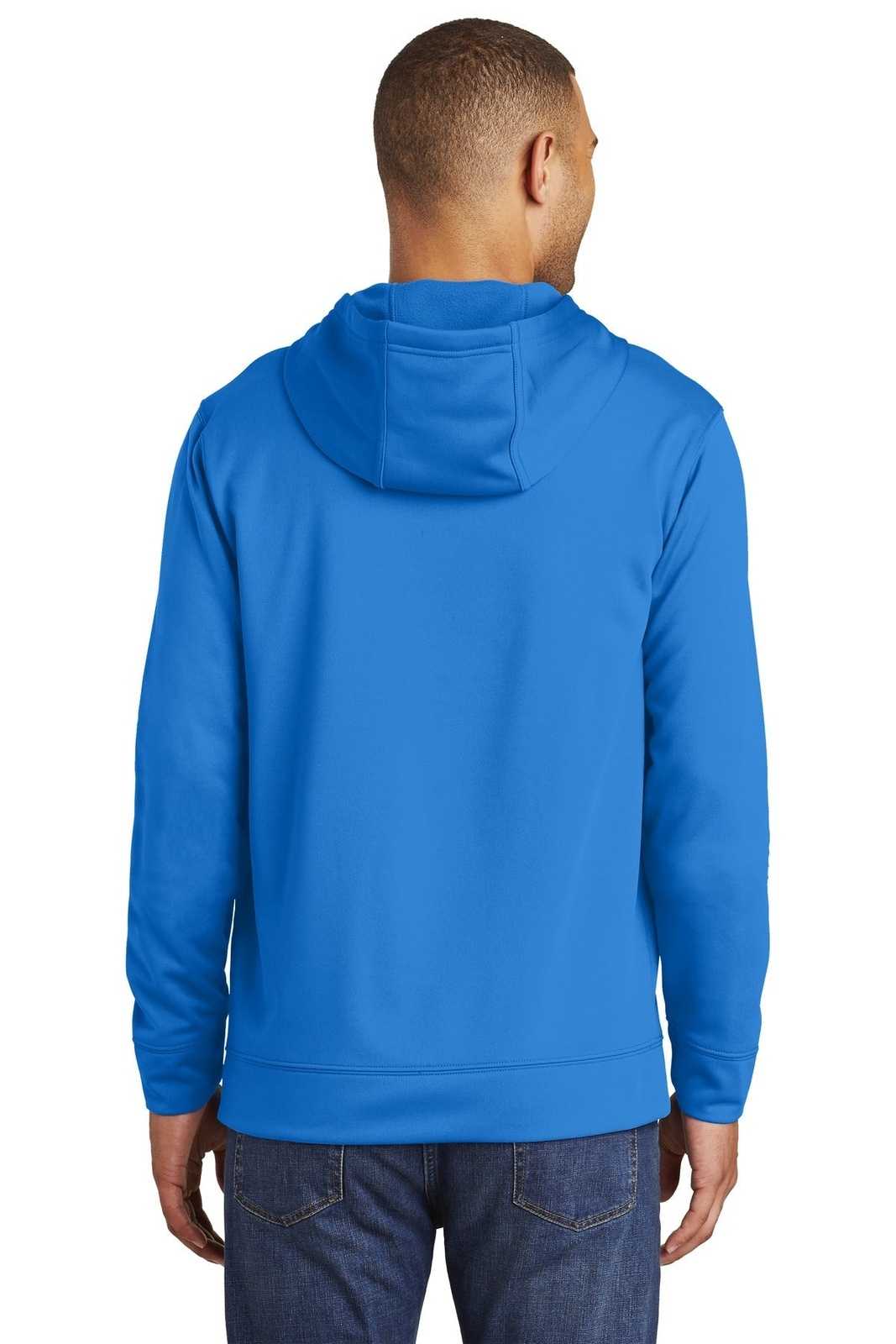 Port &amp; Company PC590H Performance Fleece Pullover Hooded Sweatshirt - Royal - HIT a Double - 2
