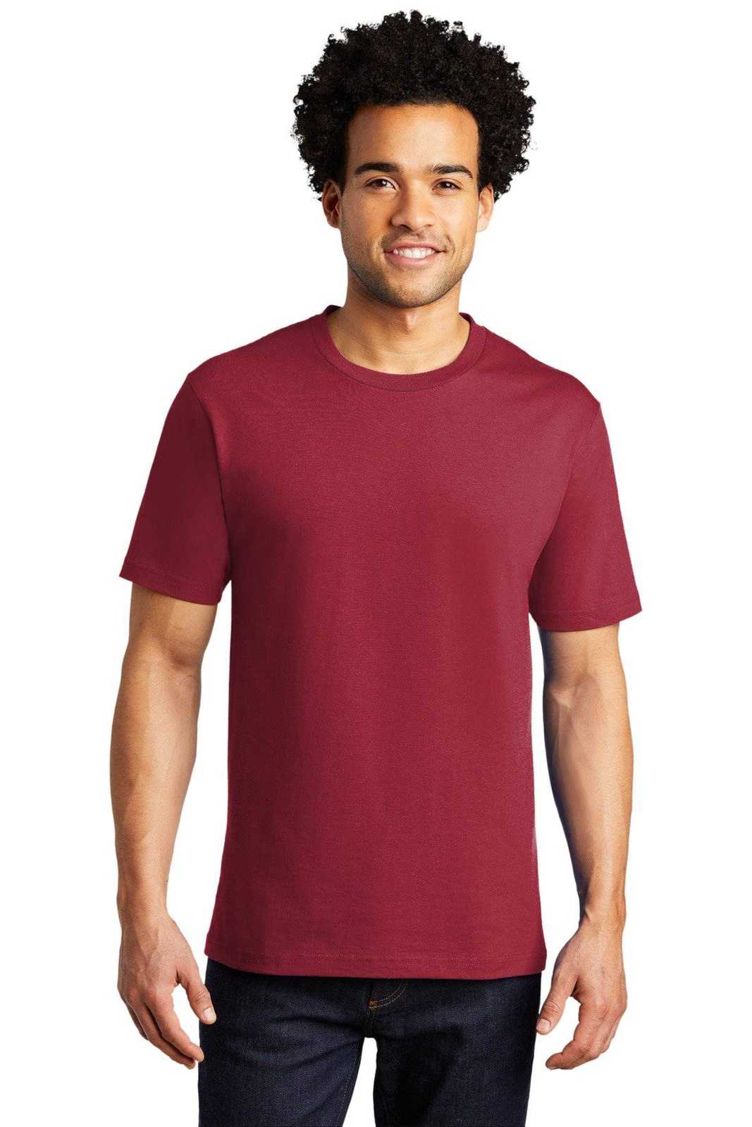 Port &amp; Company PC600 Bouncer Tee - Rich Red - HIT a Double - 1