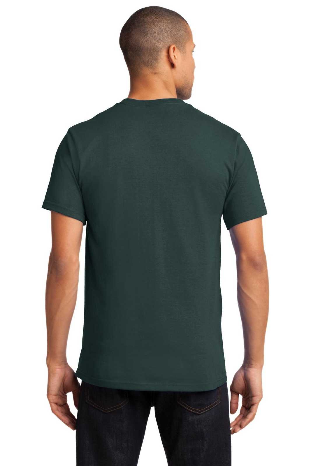 Port &amp; Company PC61PT Tall Essential Pocket Tee - Dark Green - HIT a Double - 2