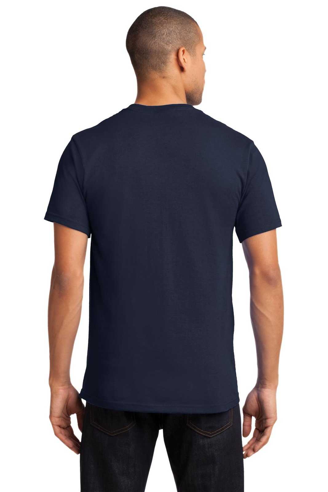 Port &amp; Company PC61PT Tall Essential Pocket Tee - Deep Navy - HIT a Double - 2