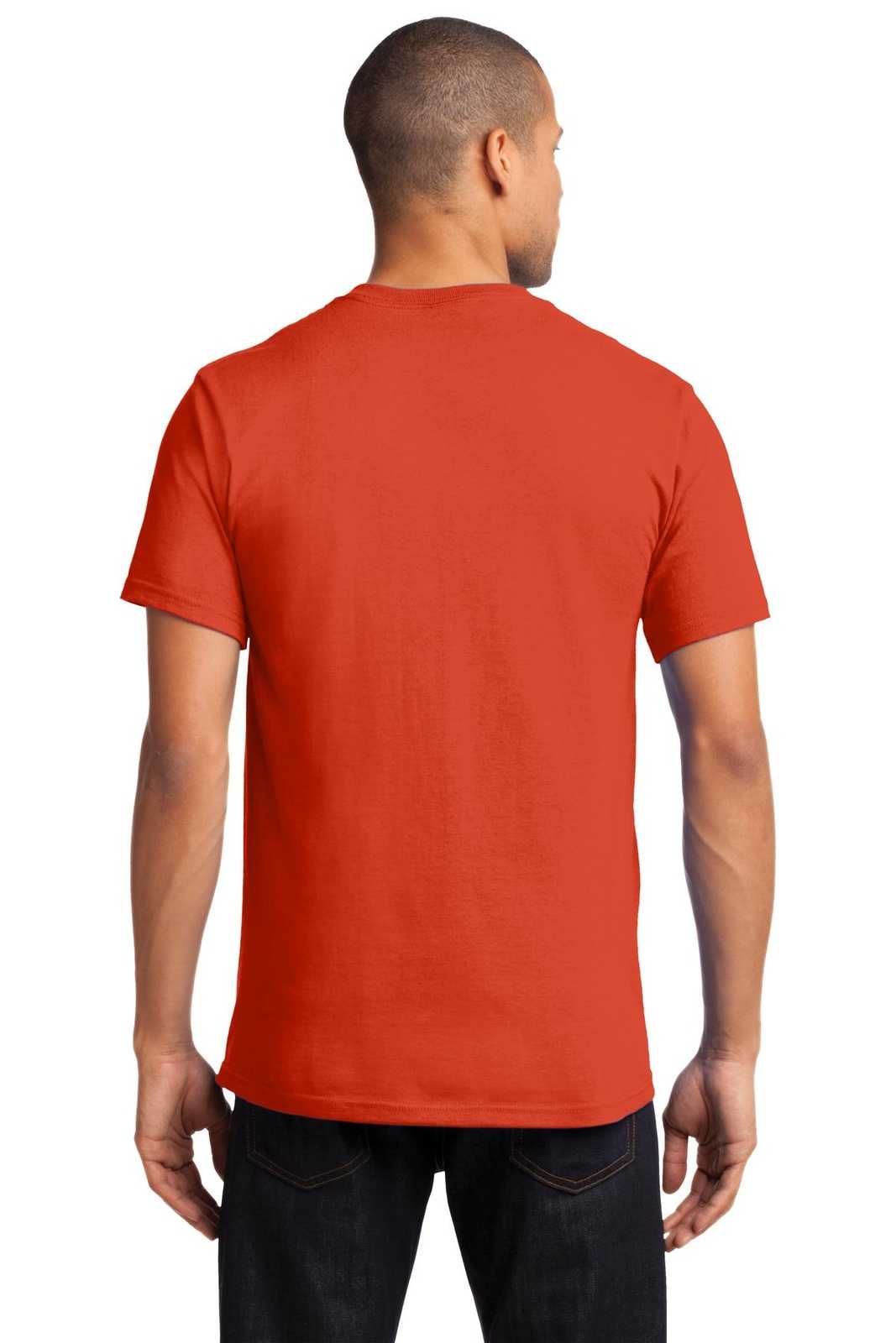 Port &amp; Company PC61PT Tall Essential Pocket Tee - Orange - HIT a Double - 2