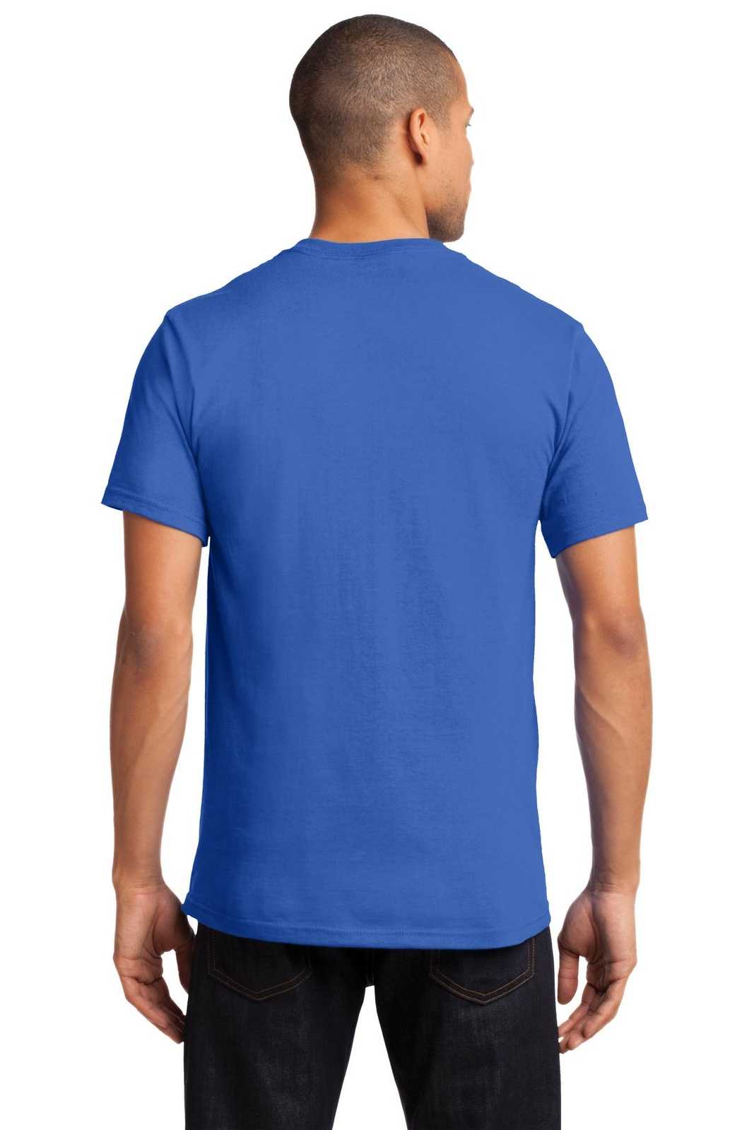 Port &amp; Company PC61PT Tall Essential Pocket Tee - Royal - HIT a Double - 2