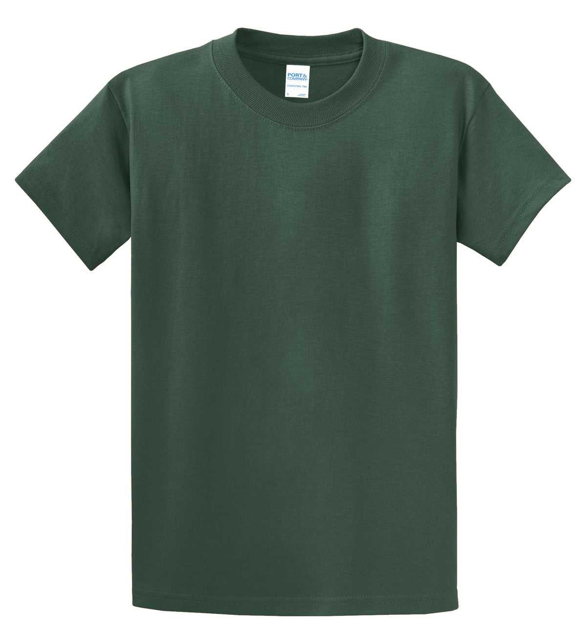 Port &amp; Company PC61T Tall Essential Tee - Forest Green - HIT a Double - 2