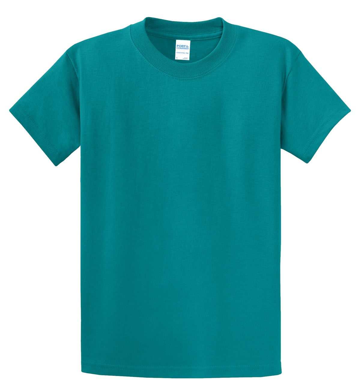 Port &amp; Company PC61T Tall Essential Tee - Jade Green - HIT a Double - 2