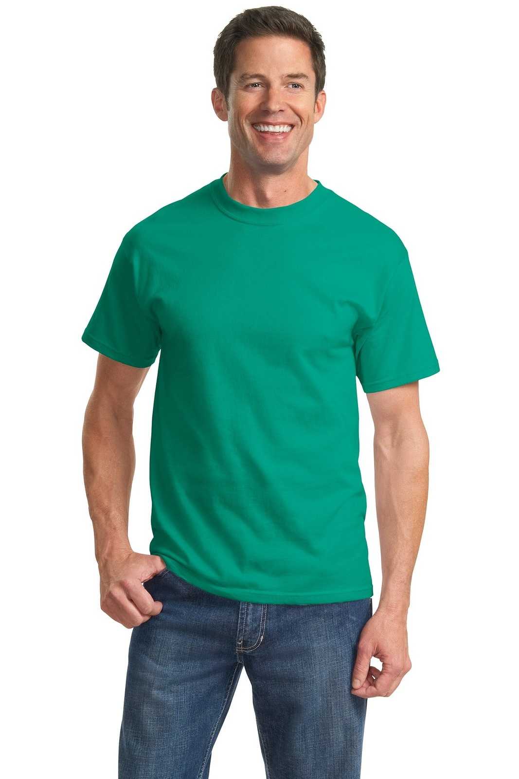 Port &amp; Company PC61T Tall Essential Tee - Jade Green - HIT a Double - 1