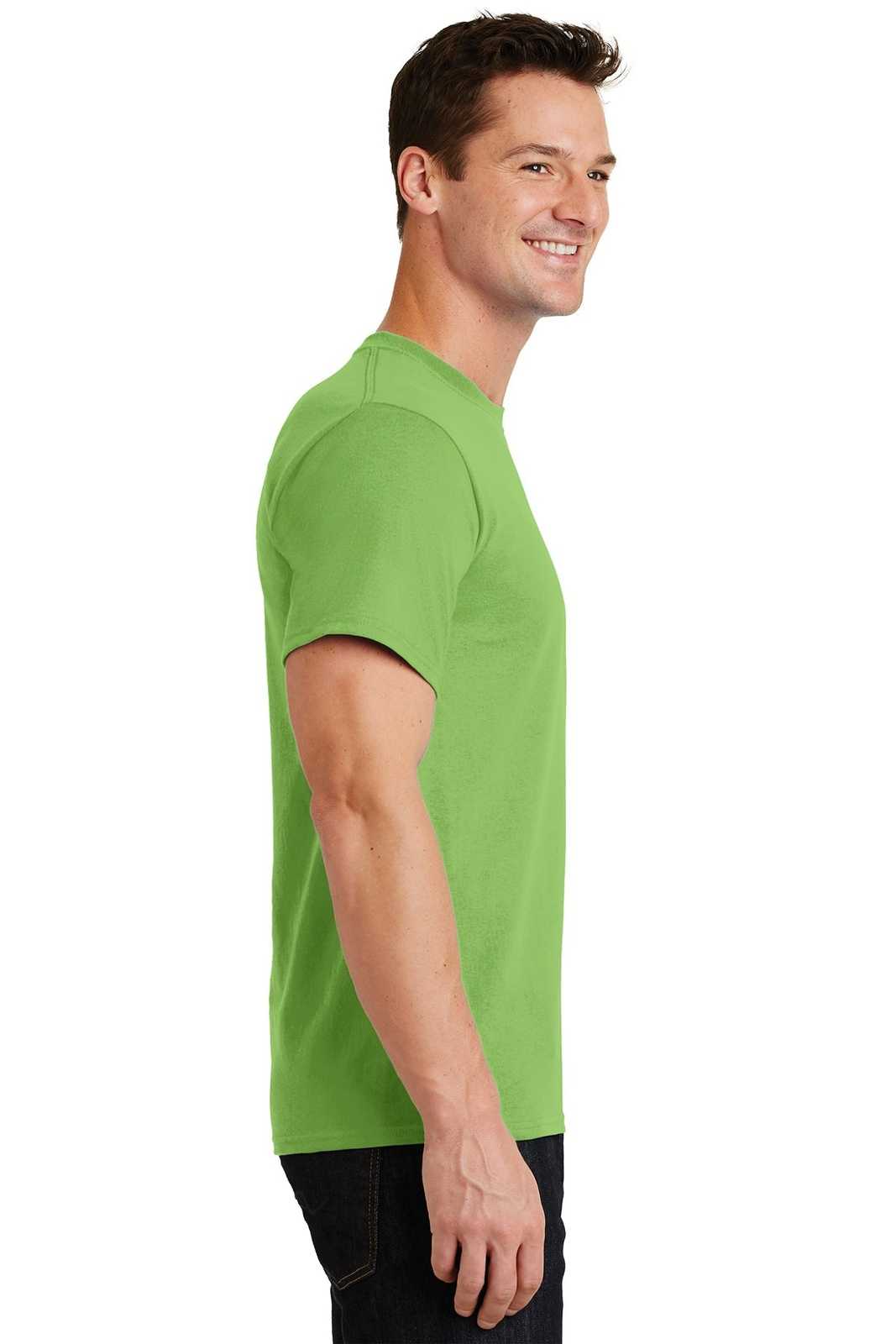 Port &amp; Company PC61T Tall Essential Tee - Lime - HIT a Double - 3