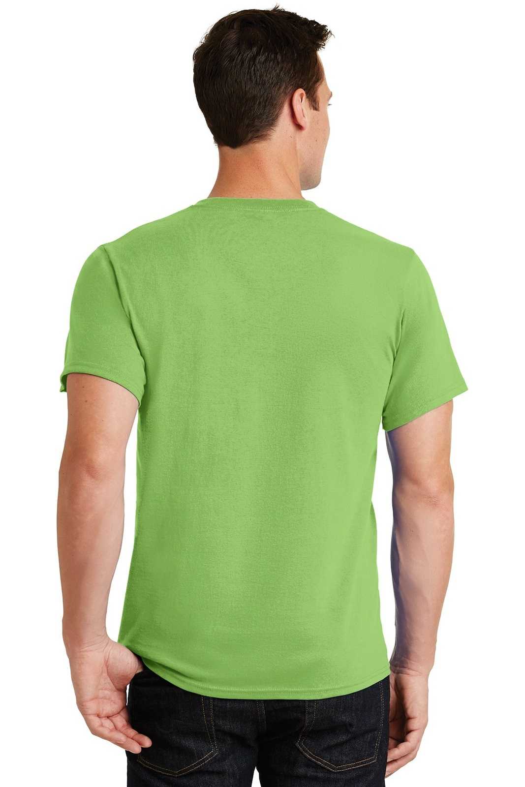 Port &amp; Company PC61T Tall Essential Tee - Lime - HIT a Double - 2
