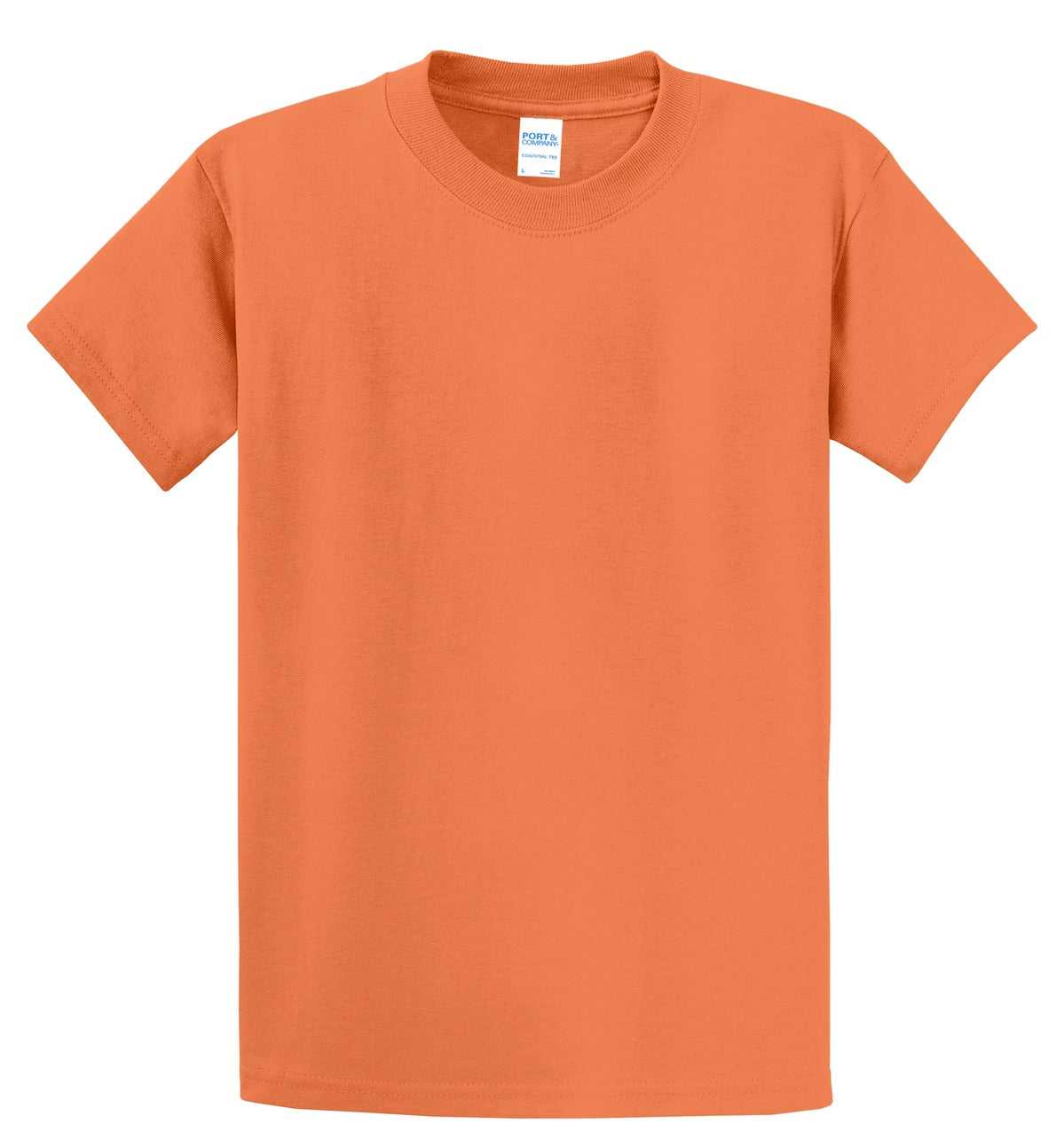 Port & Company PC61T Tall Essential Tee - Orange Sherbet - HIT a Double - 1