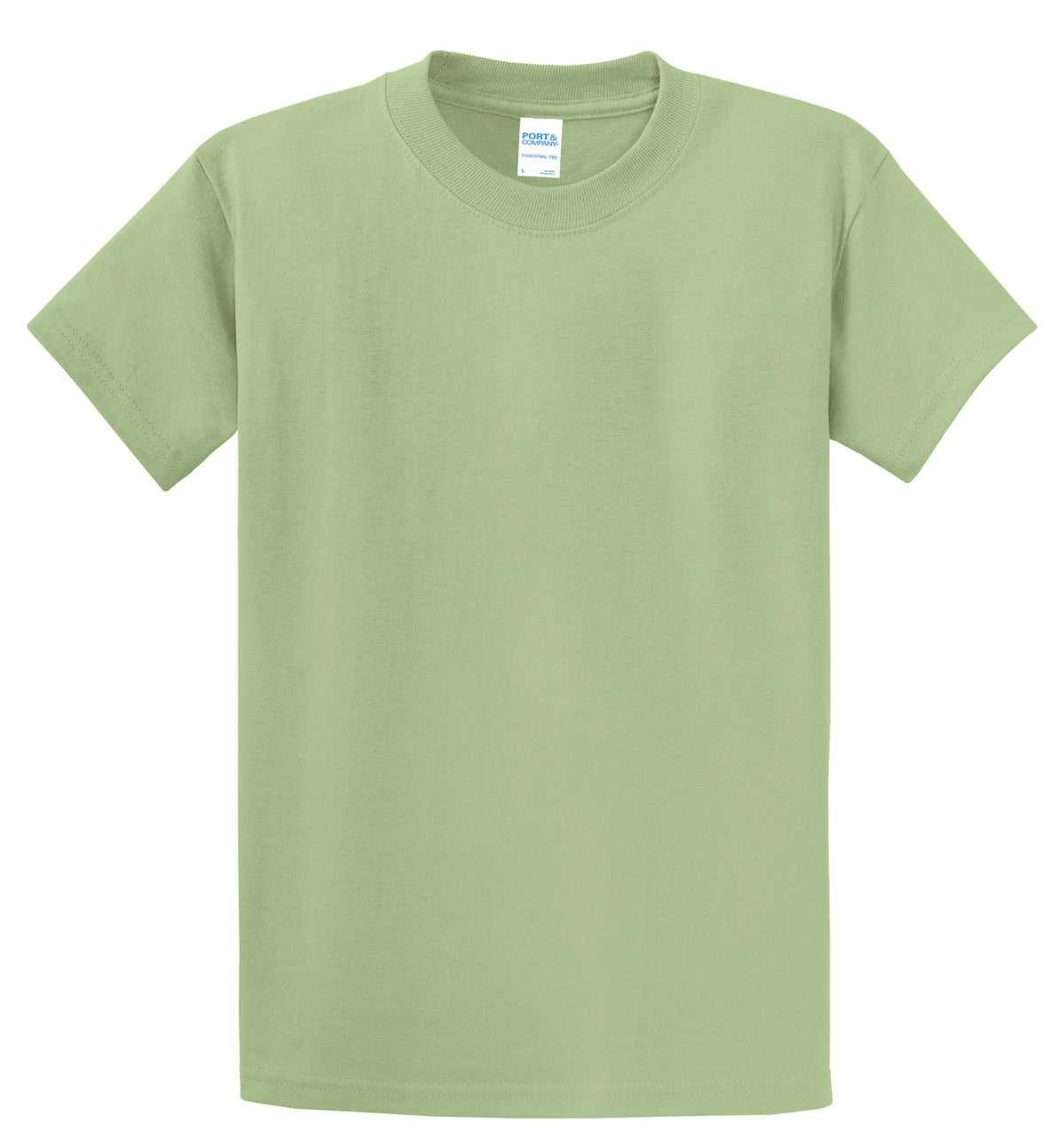 Port &amp; Company PC61T Tall Essential Tee - Pistachio - HIT a Double - 2