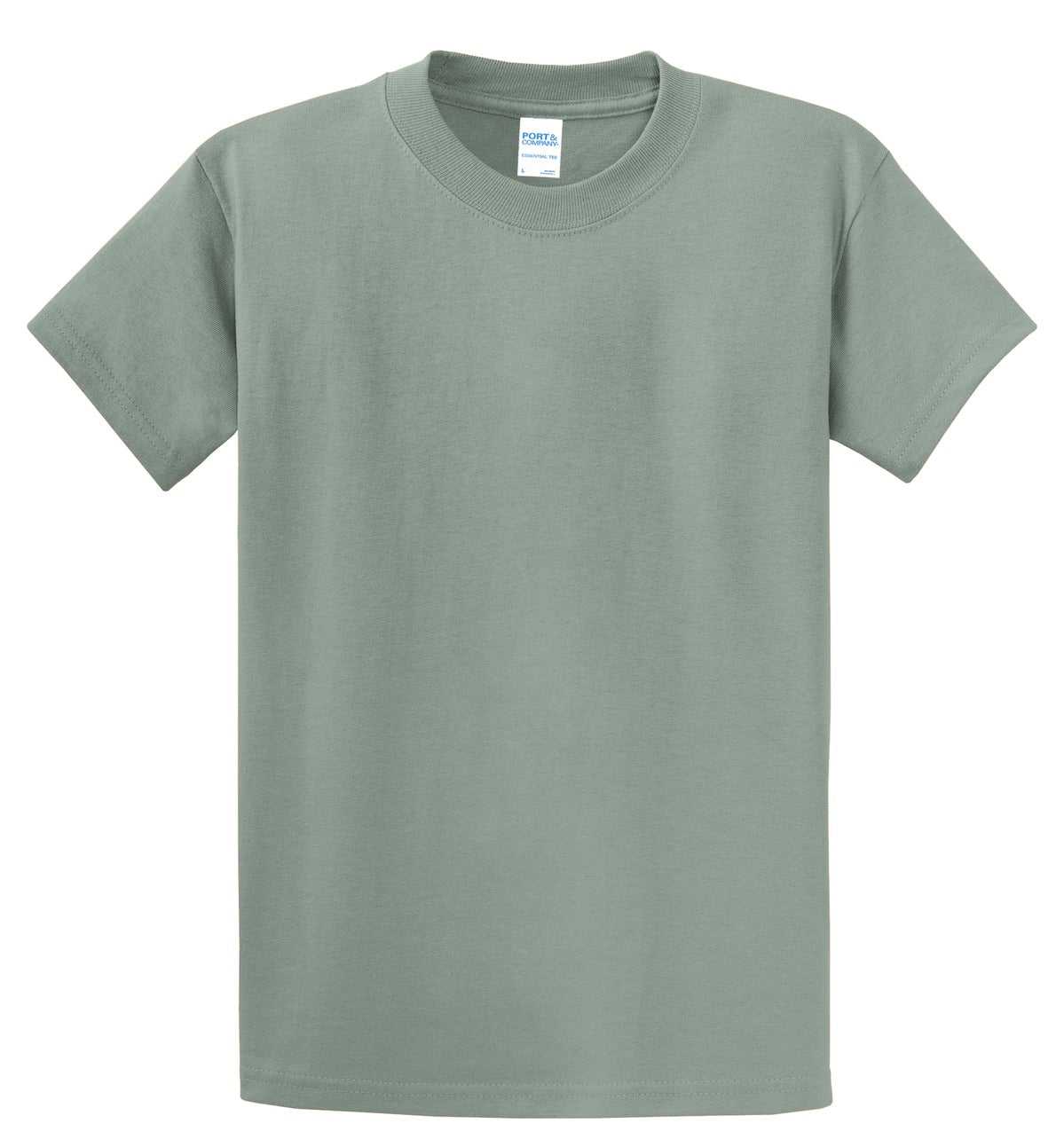Port &amp; Company PC61T Tall Essential Tee - Stonewashed Green - HIT a Double - 2