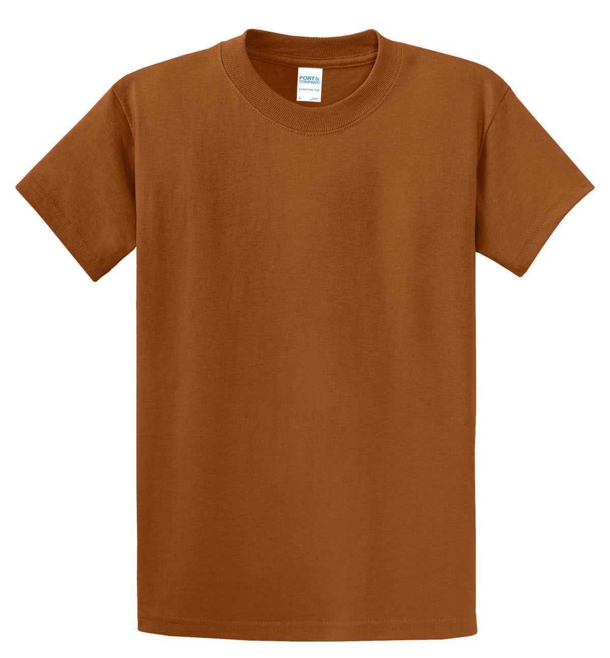 Port &amp; Company PC61T Tall Essential Tee - Texas Orange - HIT a Double - 2