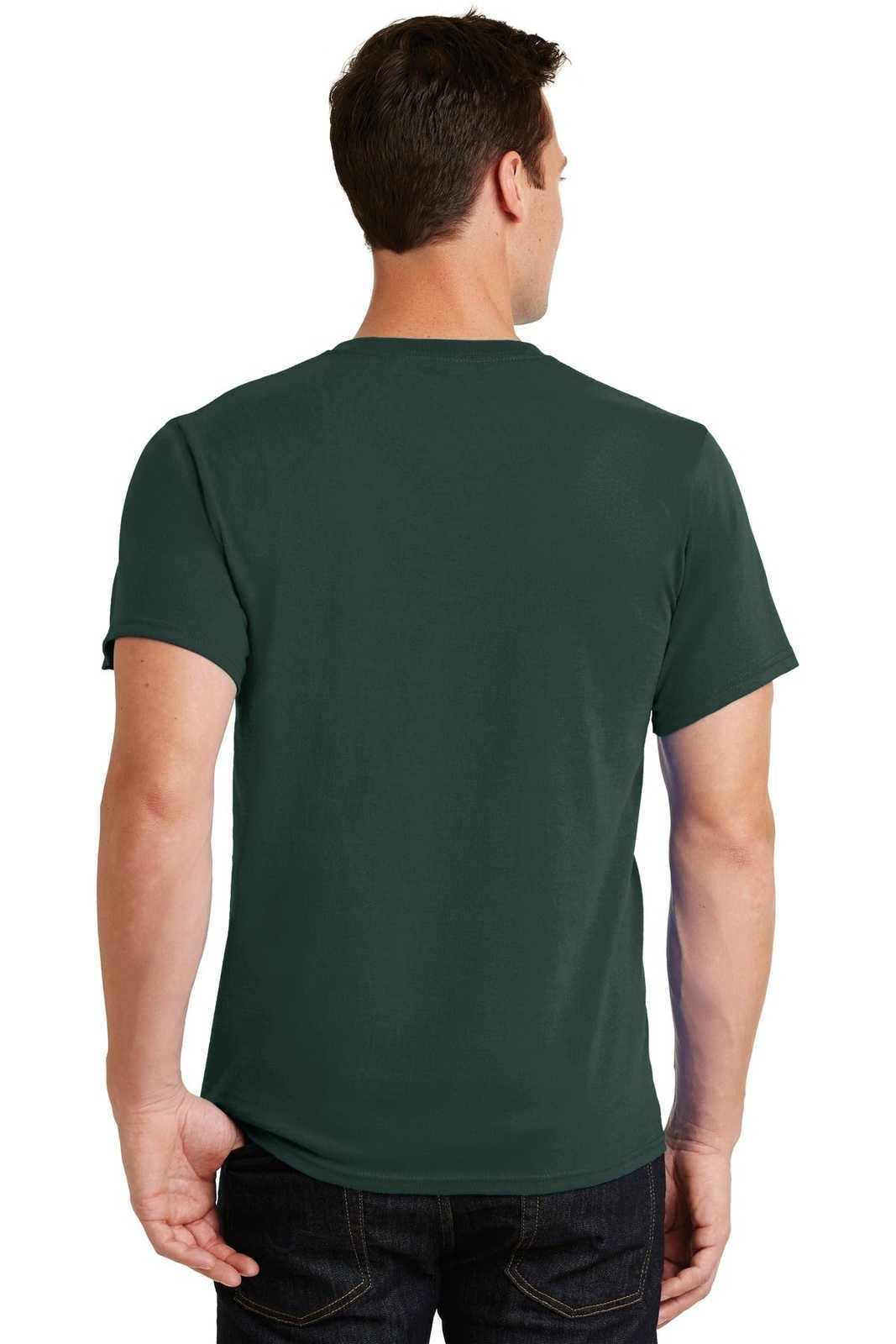 Port &amp; Company PC61 Essential Tee - Dark Green - HIT a Double - 2