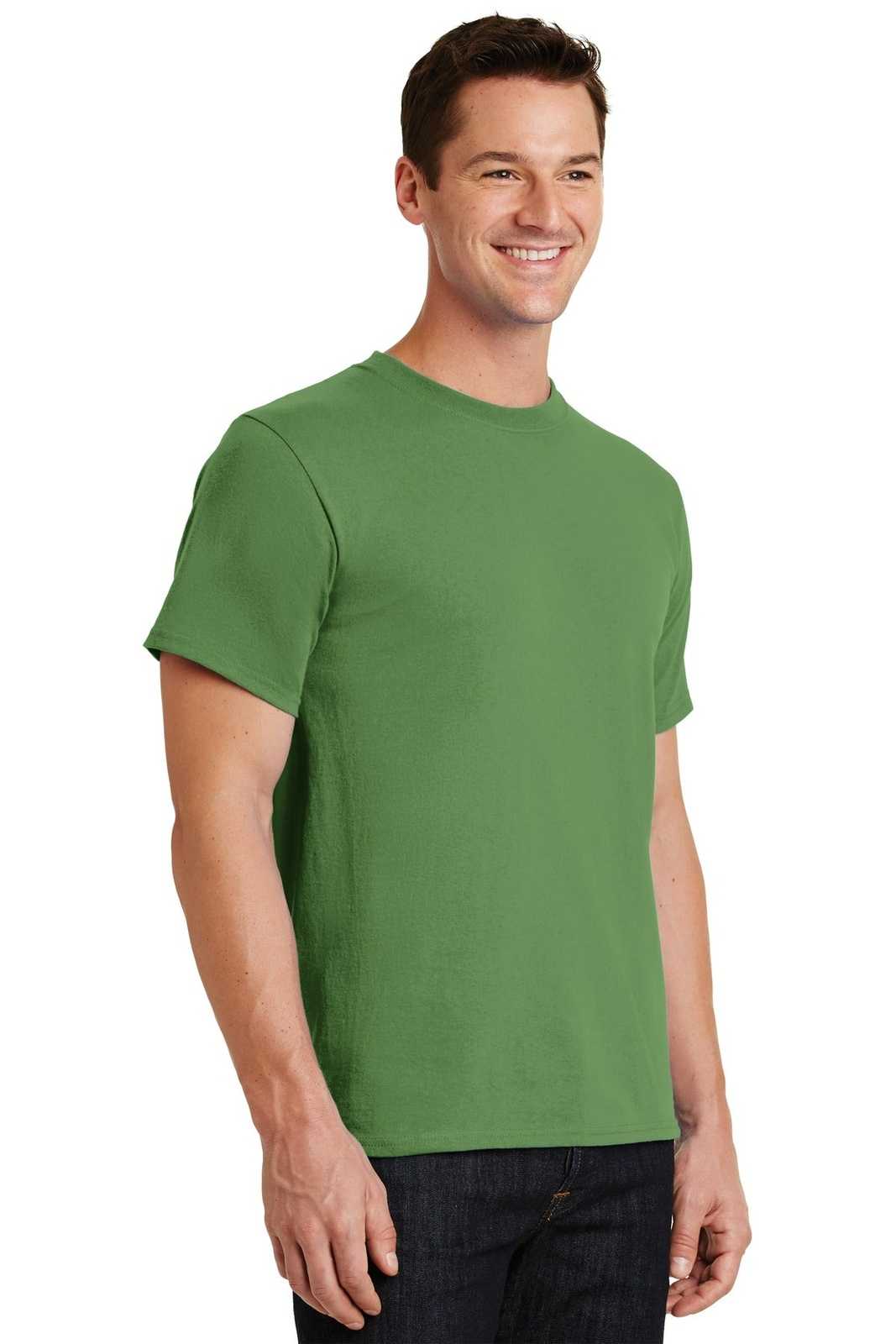 Port &amp; Company PC61 Essential Tee - Dill Green - HIT a Double - 4