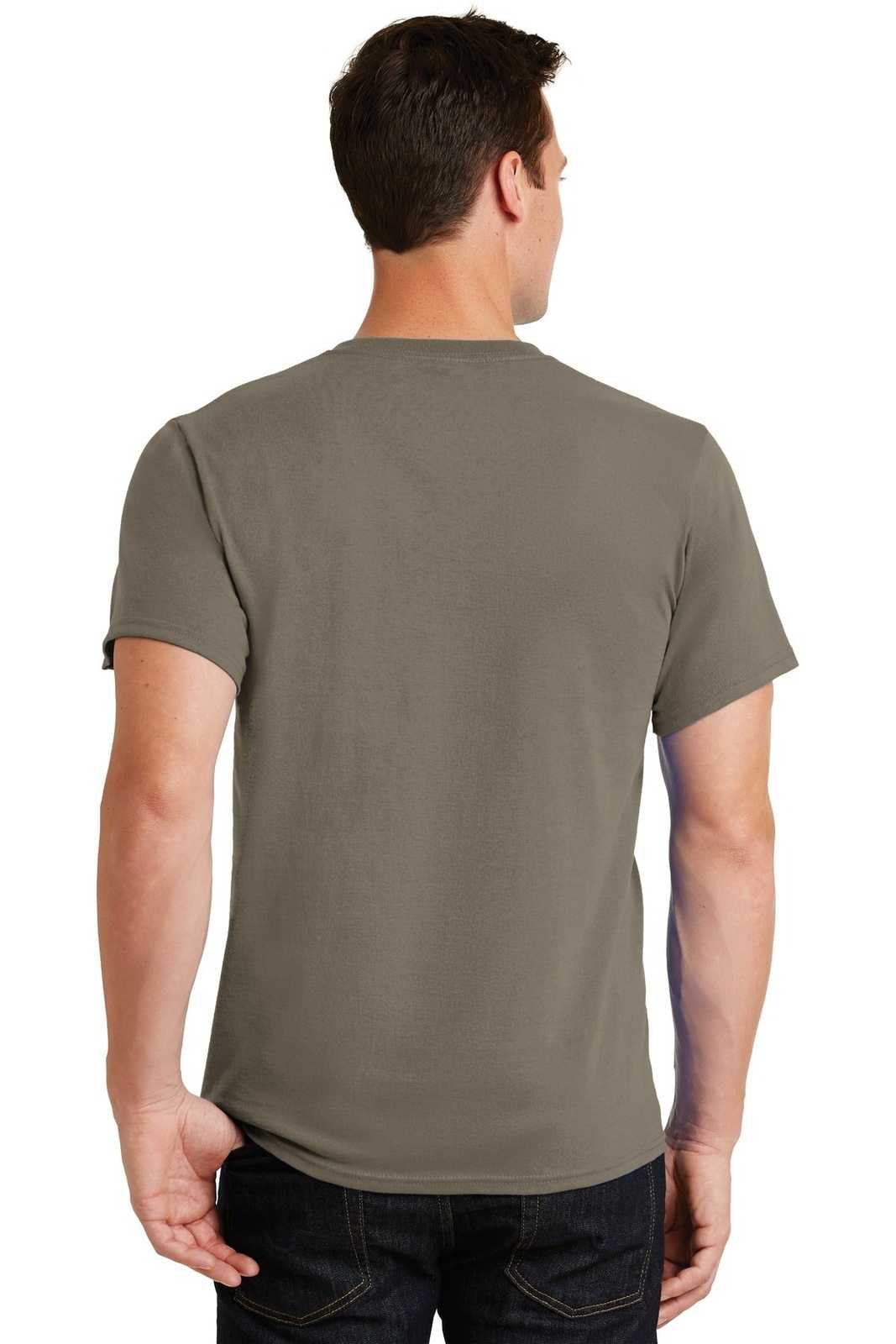 Port &amp; Company PC61 Essential Tee - Dusty Brown - HIT a Double - 2