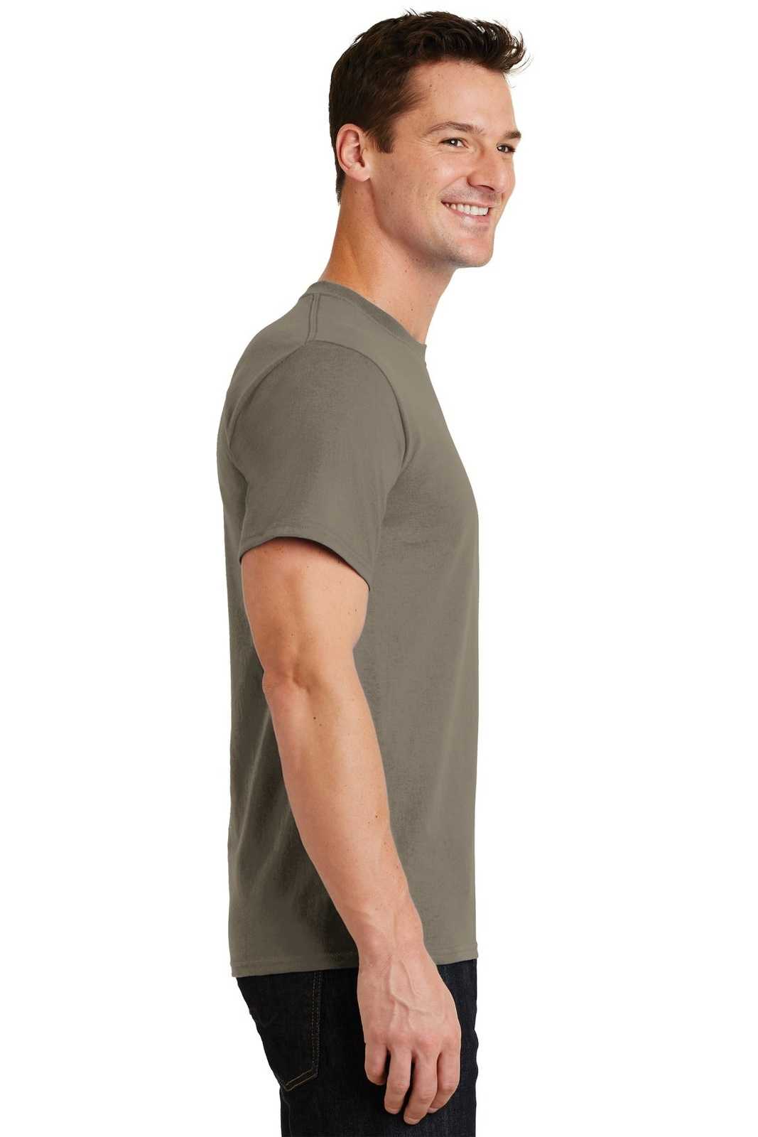 Port &amp; Company PC61 Essential Tee - Dusty Brown - HIT a Double - 3