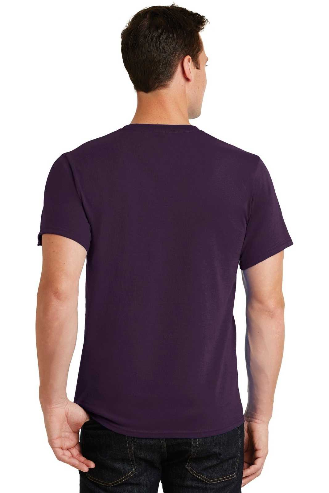 Port & Company PC61 Essential Tee - Eggplant - HIT a Double - 1