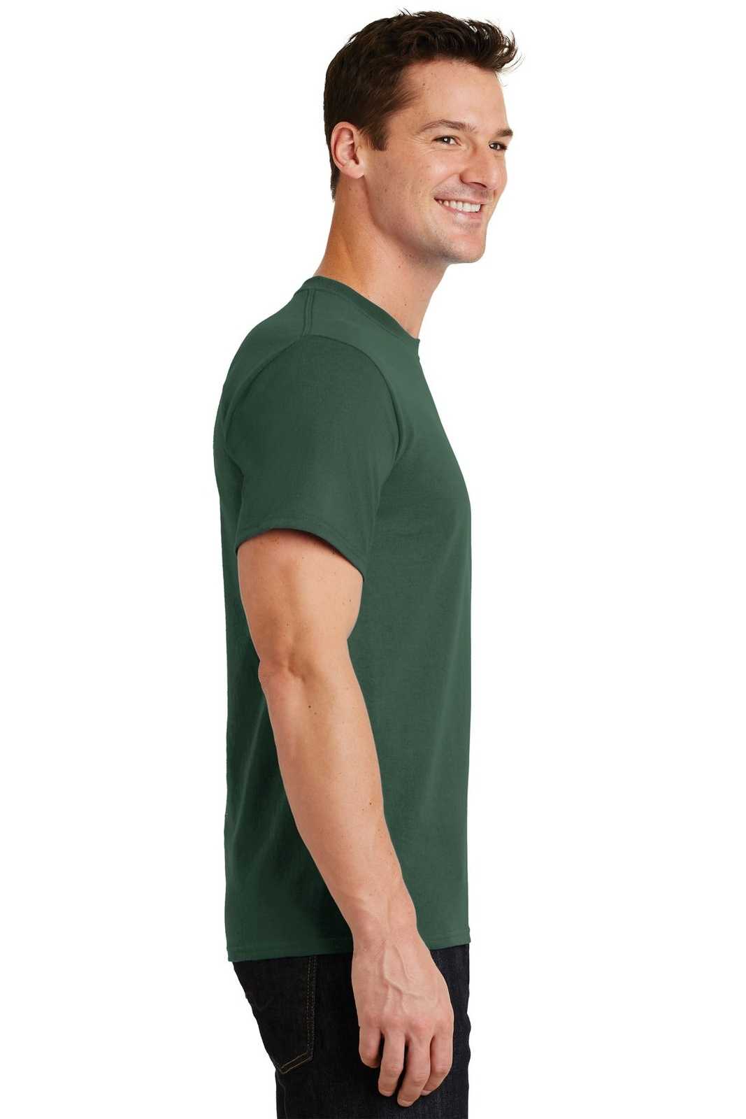 Port &amp; Company PC61 Essential Tee - Forest Green - HIT a Double - 3