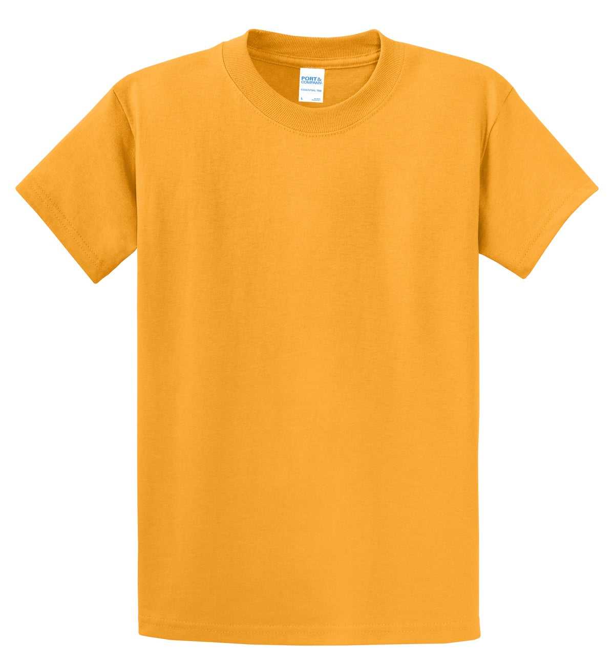 Port &amp; Company PC61 Essential Tee - Gold - HIT a Double - 5