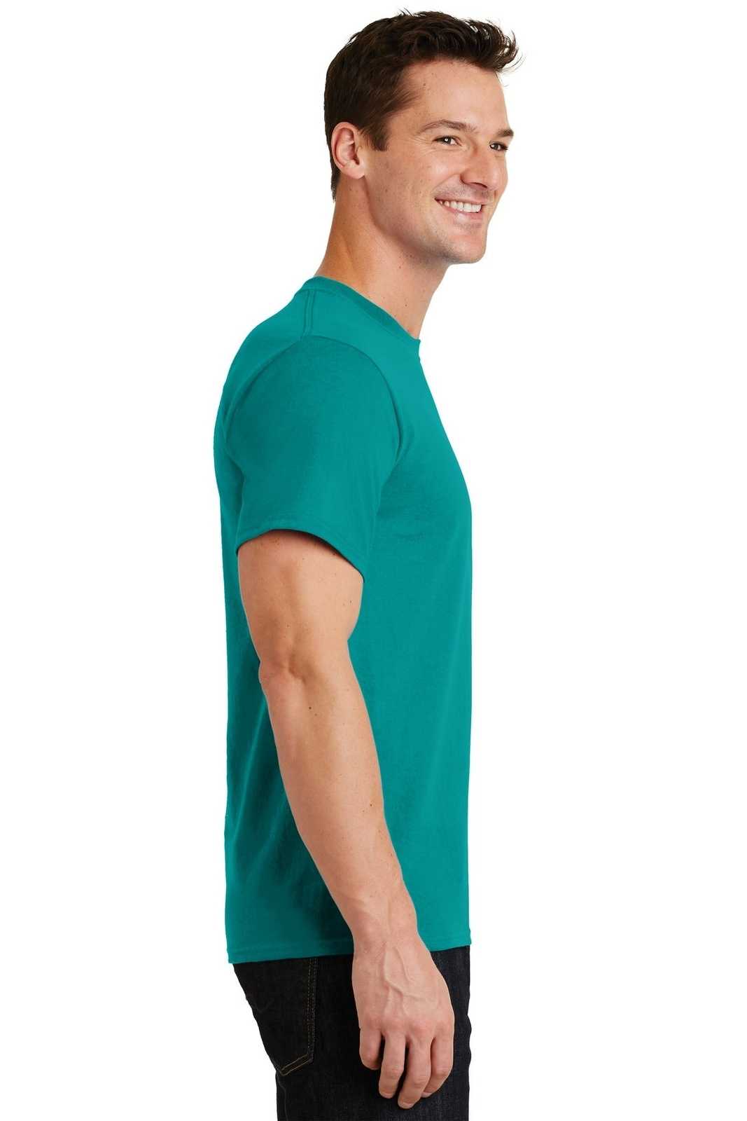Port &amp; Company PC61 Essential Tee - Jade Green - HIT a Double - 3
