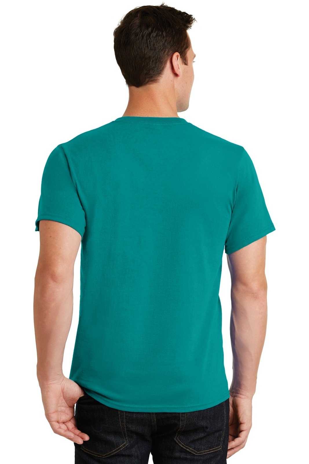 Port &amp; Company PC61 Essential Tee - Jade Green - HIT a Double - 2