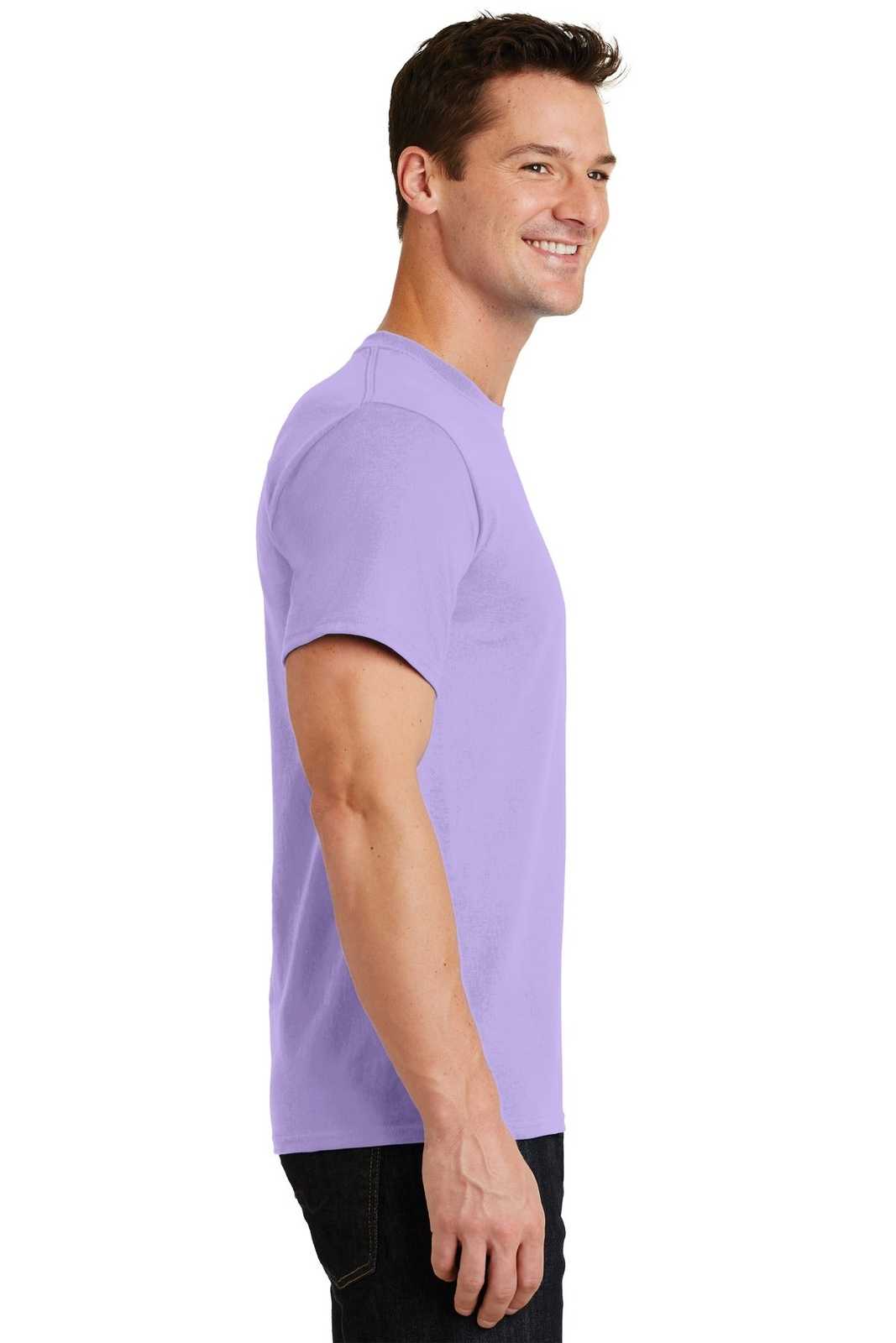 Port &amp; Company PC61 Essential Tee - Lavender - HIT a Double - 3
