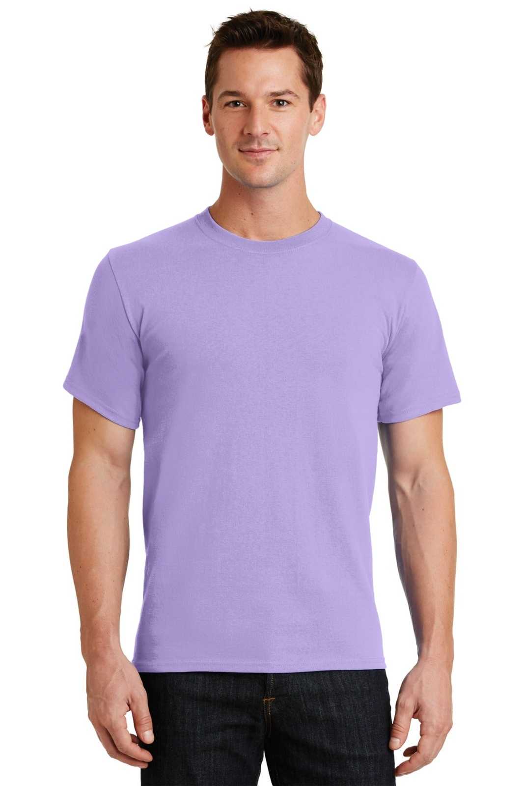 Port &amp; Company PC61 Essential Tee - Lavender - HIT a Double - 1