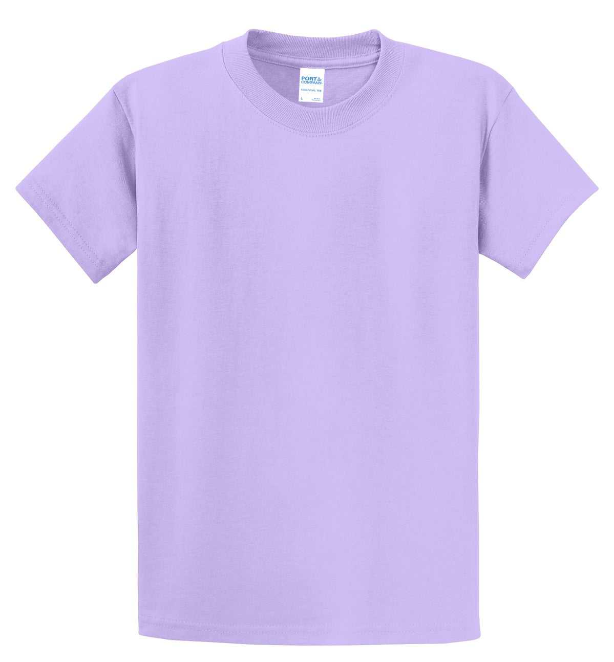 Port &amp; Company PC61 Essential Tee - Lavender - HIT a Double - 5