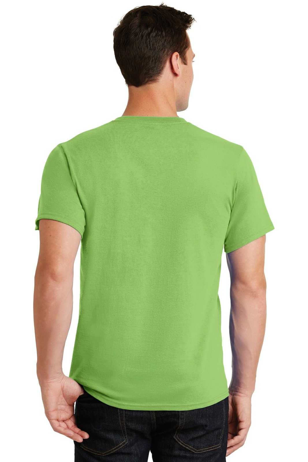 Port & Company PC61 Essential Tee - Lime - HIT a Double - 1