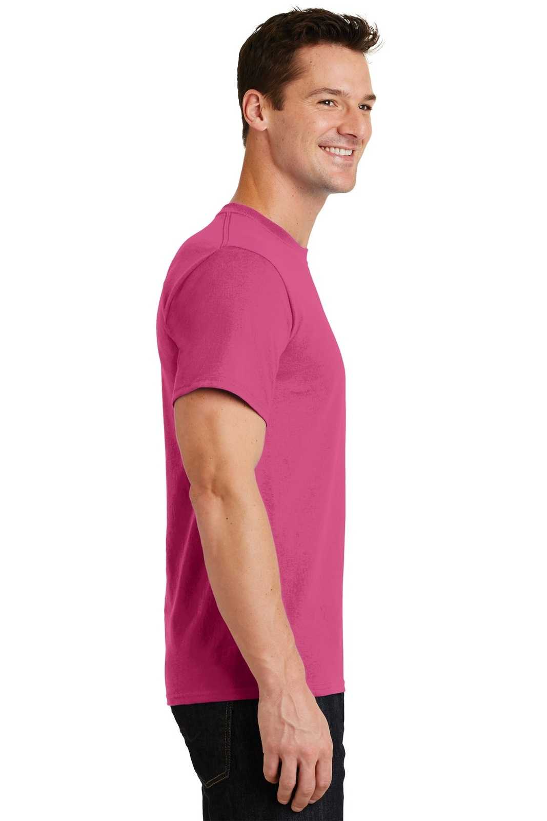 Port &amp; Company PC61 Essential Tee - Sangria - HIT a Double - 3