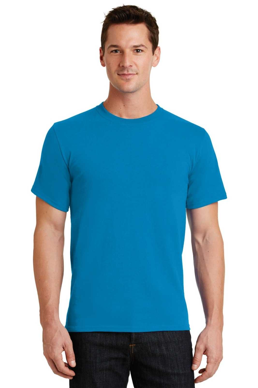 Port &amp; Company PC61 Essential Tee - Sapphire - HIT a Double - 1