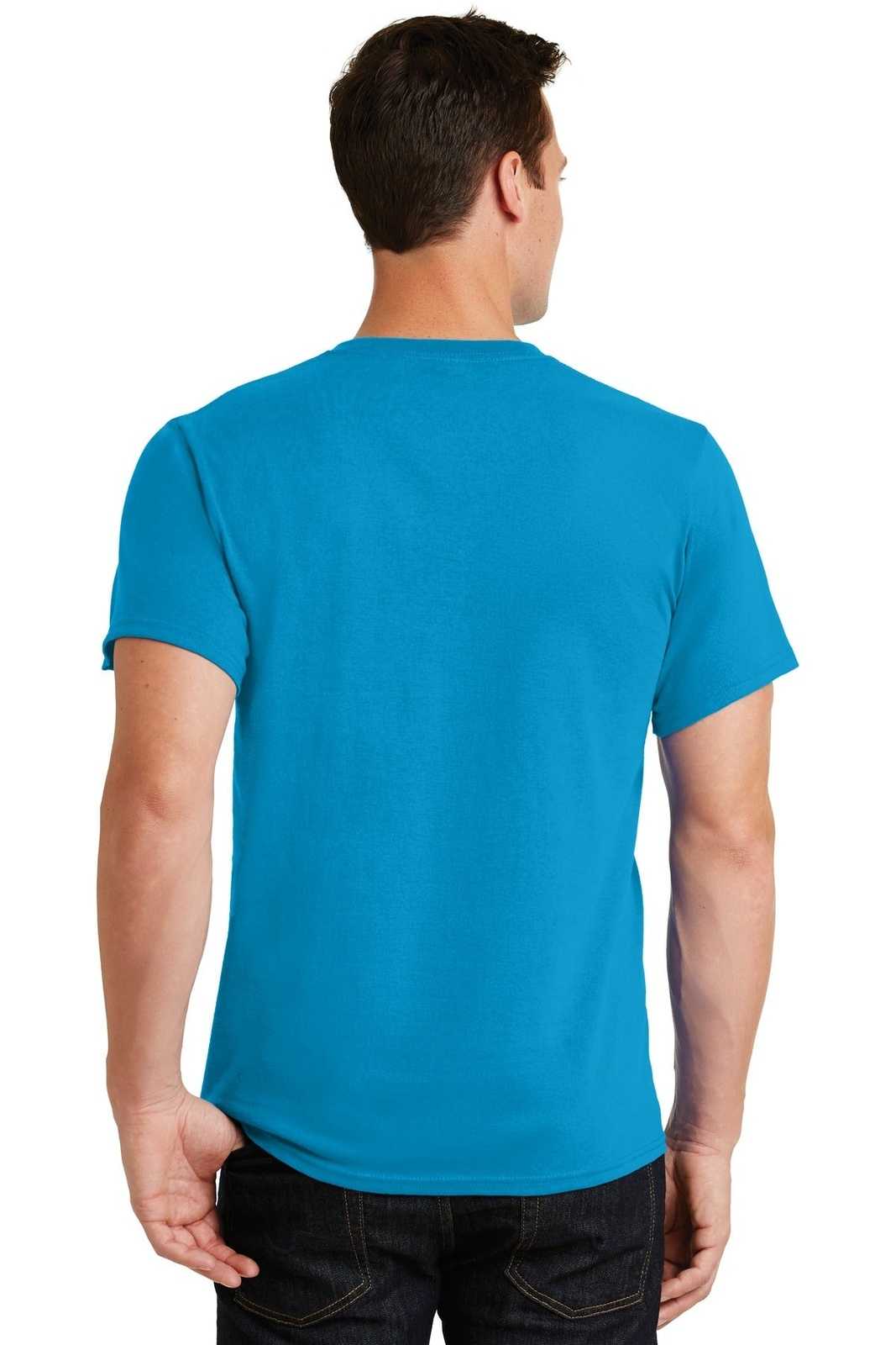 Port &amp; Company PC61 Essential Tee - Turquoise - HIT a Double - 2