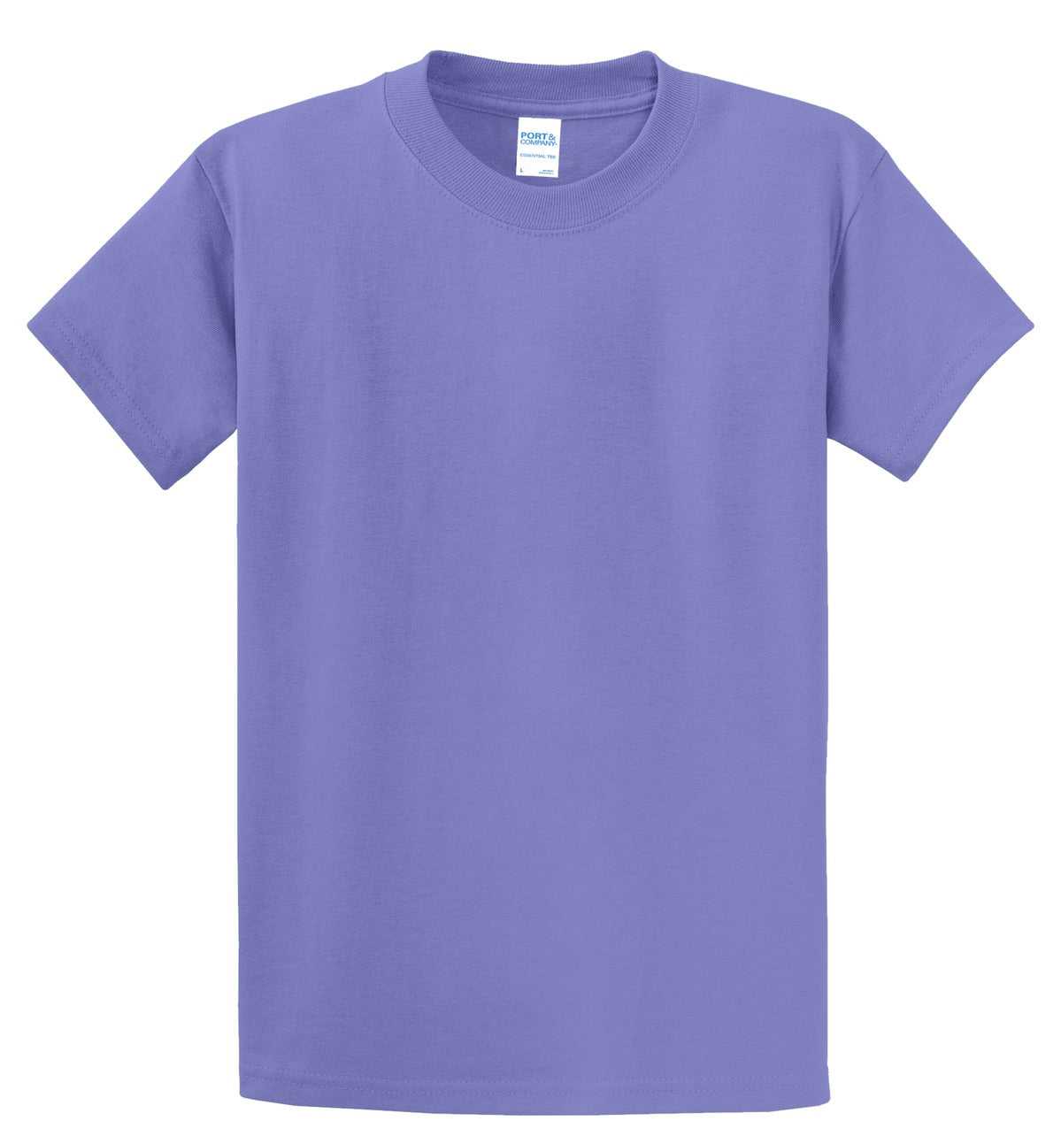 Port &amp; Company PC61 Essential Tee - Violet - HIT a Double - 5
