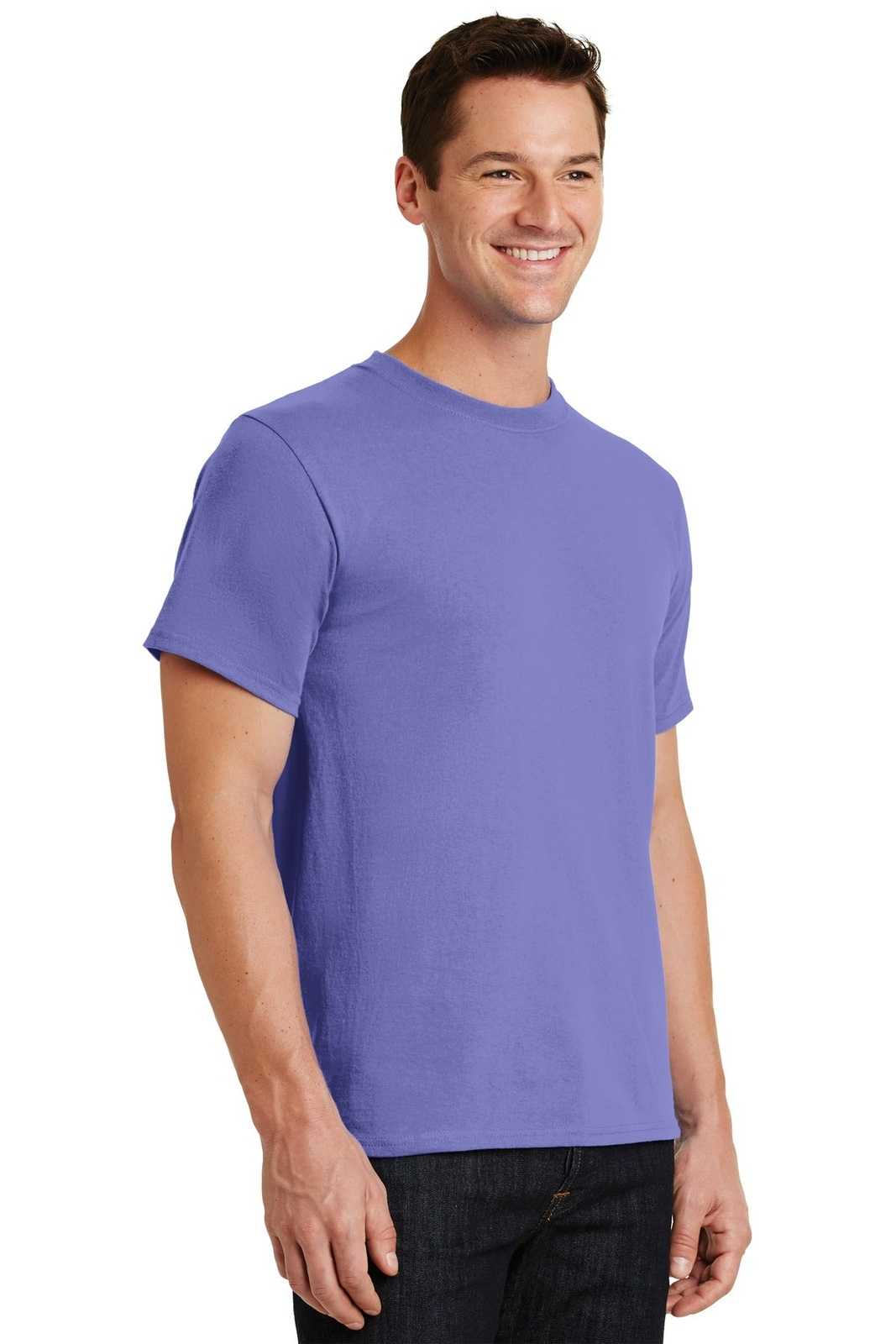 Port &amp; Company PC61 Essential Tee - Violet - HIT a Double - 4