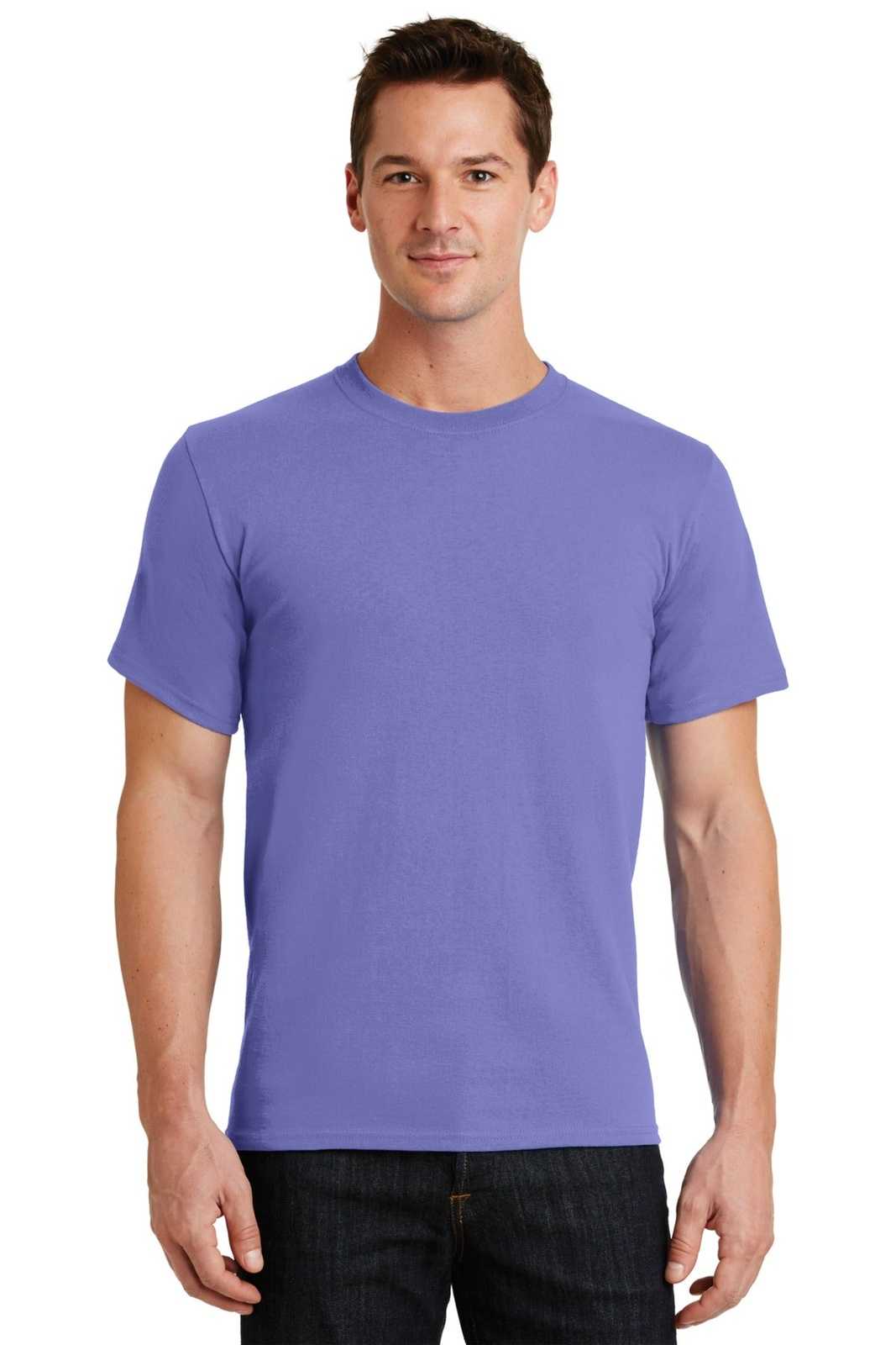 Port &amp; Company PC61 Essential Tee - Violet - HIT a Double - 1