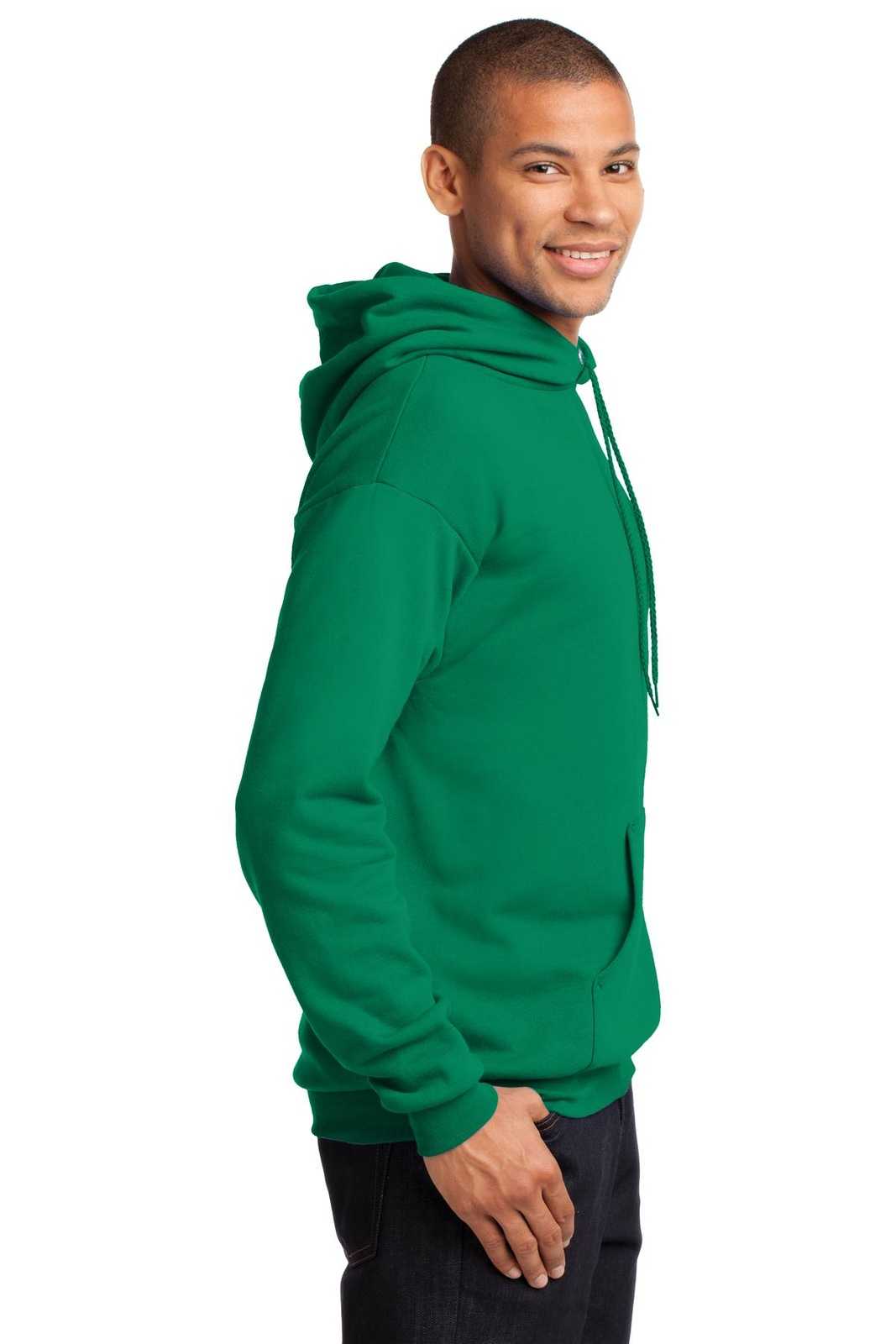 Port &amp; Company PC78H Core Fleece Pullover Hooded Sweatshirt - Kelly - HIT a Double - 3