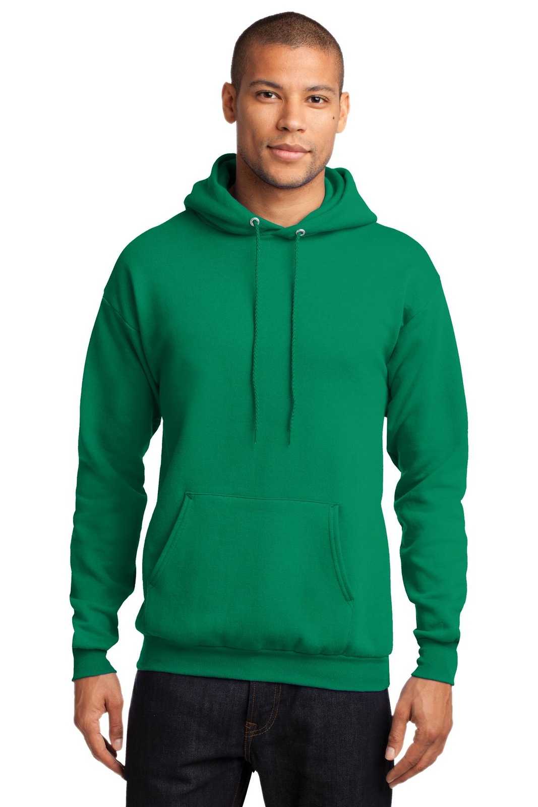 Port &amp; Company PC78H Core Fleece Pullover Hooded Sweatshirt - Kelly - HIT a Double - 1